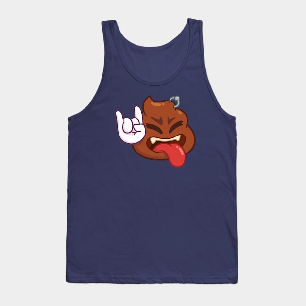 Punk Poop Tank Top by BuffaloPanic!